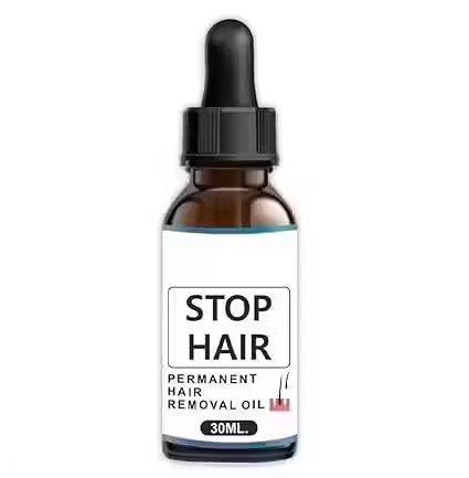 Stop Hair Permanent Hair Removal Oil for Men & Women (30ml) Oil